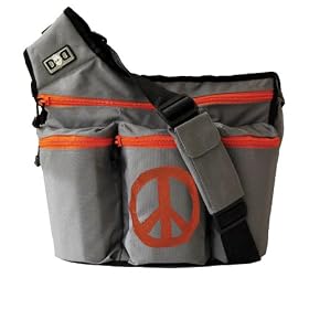 Diaper Dude Grey Peace Bag