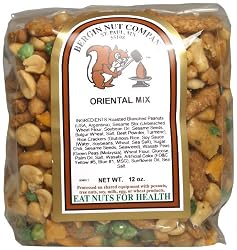 Bergin Nut Company Oriental Mix, 12-Ounce Bags (Pack of 4)