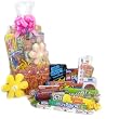 Floral Retro Candy Gift Basket with Free Cookie