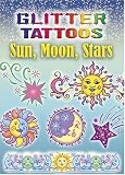 Glitter Tattoos Sun, Moon, Stars