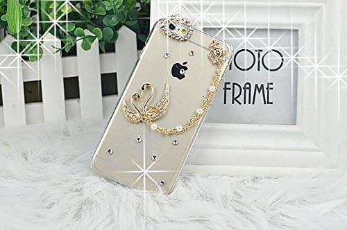 Luxury Diamond Bling Swan Crystal Clear Atecher® Case Cover For iPhone iphone6Plus