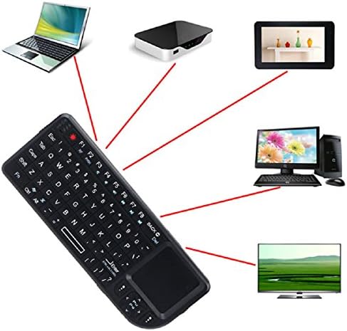 Aokdis (TM) Hot Selling 2.4G Wireless Keyboard with Mouse Touchpad for PC Notebook Smart TV