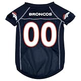 Denver Broncos Pet Dog Football Jersey SMALL