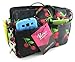 Periea Handbag Organiser 12 Compartments+FREE Key Clip - Black Flower- Ria