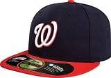 MLB Washington Nationals Authentic On Field Alternate 59Fifty Fitted Cap, Scarlet/Navy, 7.25
