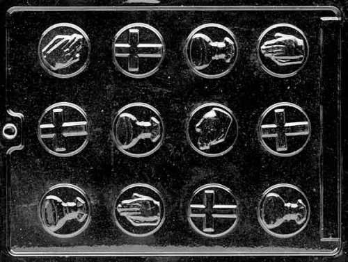 COMMUNION MINTS Religious Candy Mold Chocolate 