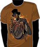 Flavor of Love - CANE AND CIG T-shirt - Rustic Brown