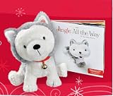 Hallmark Christmas Jingle the Husky Pup Interactive Storybook and Story Buddy