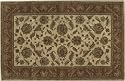 Adams Beige/Rust Hand-Tufted With 100% New Washed Wool Area Rug - 8 Foot x 11 Foot