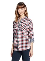 Springfield Camisa Mujer (Azul / Rojo)
