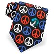 Peace Tie by The American Necktie Co - Black Microfiber