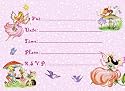 Dolce Mia Fairies Party Invitations Party Pack - 8 cards