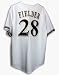 Prince Fielder Autographed Milwaukee Brewers White Majestic Baseball Jersey