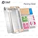 Samsung S7 edge Screen Protector, D&P Full Screen Tempered Glass Screen Protector for S7 edge (Gold frame)