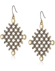 Lucky Brand "Mar14 Buzz Worthy Ears Rings" Openwork Stone Drop Earrings