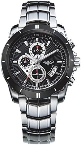Jiusko Speedmaster Series Men's Stainless Steel Quartz Multifunction JSP9LSB02