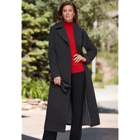 Long Double-Breasted Wool Coat by Chadwicks