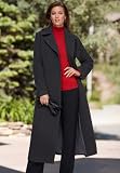 Long Double-Breasted Wool Coat