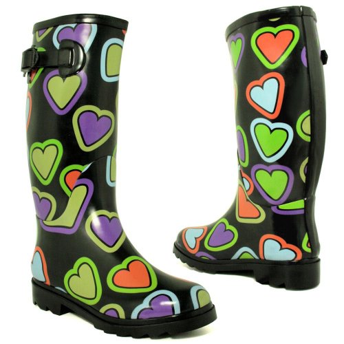 Spy Love Buy New Love Heart Festival Wellies Wellington Boots Layla