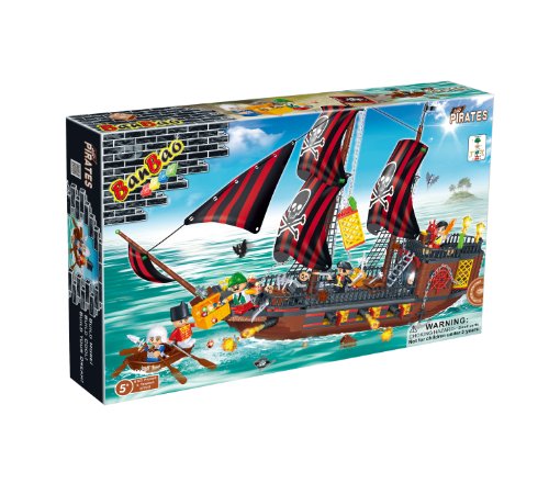 BanBao Invincible Ship Toy Building Set, 850-Piece