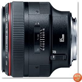 Canon EF 85mm f1.2L II USM Lens for Canon DSLR Cameras