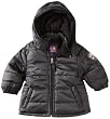 Pink Platinum Baby-Girls Infant 6E2448AZ Promo Puffer Solid Jacket, Black, 18 Months