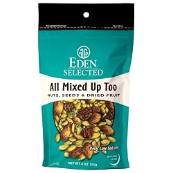 Eden All Mixed Up Too, Nuts Seeds & Dried Fruit, 4-Ounce Pouch (Pack of 5)