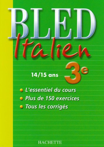Bled italien 3e : 14/15 ans