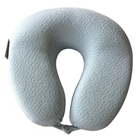 Timesleep Memory Foam Neck Pillow 11in Light Blue