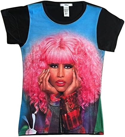 King Women's Graphic T-shirt (Medium, Nicki Minaj Pink Poodle)