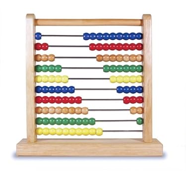 Melissa Doug Classic Wooden Abacus