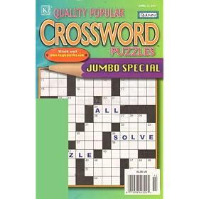 Quality Popular Crossword Puzzles Jumbo