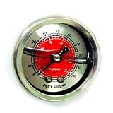 90-01 Acura Integra Red Fuel Pressure Gauge Liquid Filled 0-100 PSI by VMS Racing