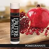 All Natural Luxury Lip Balm by L'AUTRE PEAU | Acai Berry, Asian Pear, Honey & Pomegranate Flavors - Special 4 Pack Gift Set | Moisturizer (Natural Beeswax) | The Decadence Lip Balm Gift Set