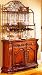 Kitchen & Housewares : Amazing Metal And Dark Brown Wood Bakers Rack