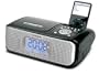 iSymphony CR8CD Portable Clock Radio Music System and CD Player with Built-in Universal Dock for iPod (Black)