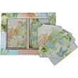 Hydrangea Blooms Punch Studio Boxed Set of 2 Decks Playing Cards