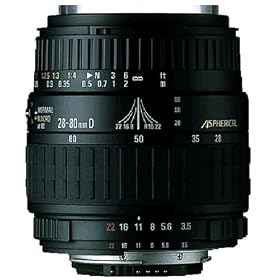 Sigma 28-80mm F3.5-5.6 Aspherical-Macro Lens for Sony-AF Camera