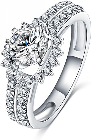 Longzhi Brand Women Jewelry Smart Ring Platinum Plated AAA Zirconia Double Row Micro Pave Ring bague femme (7)