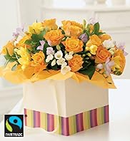 Fairtrade Rose & Freesia Gift Bag with Free Chocolates