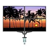 ロックテックLoctek フルモーションガス圧式モニターアーム USB3.0ポート付き 四台設置 10-27インチのモニター対応D8Q