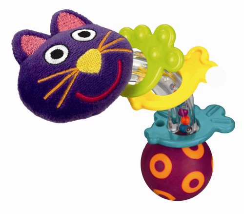 Childrens Toyshop  Toys : Sassy 878 - Bitty Kitty Soft Rattle