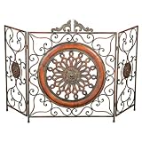 55 Celestial Metal Fireplace Screen