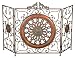55 Celestial Metal Fireplace Screen