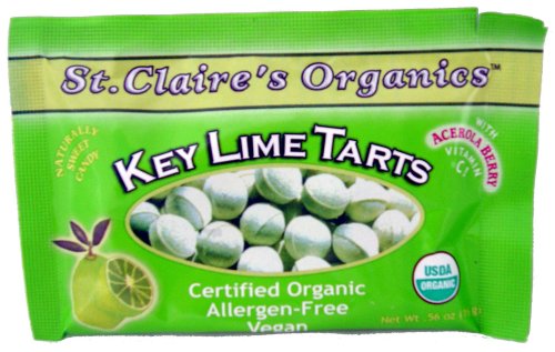 Three Key Lime Vegan Organic Tart Candy Pouches