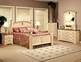 Napoli California King Estate Bed 3 Piece Bedroom Set By Sandberg Furniture with Gold Shipping