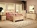Napoli California King Estate Bed 3 Piece Bedroom Set By Sandberg Furniture with Gold Shipping