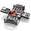 Smartek Foldaway Black Sewing Box with Accessories