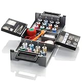 Smartek Foldaway Black Sewing Box with Accessories