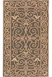 Irongate Area Rug, 76x96 OVAL, GREEN Irongate Area Rug, 76x96 OVAL, GREEN